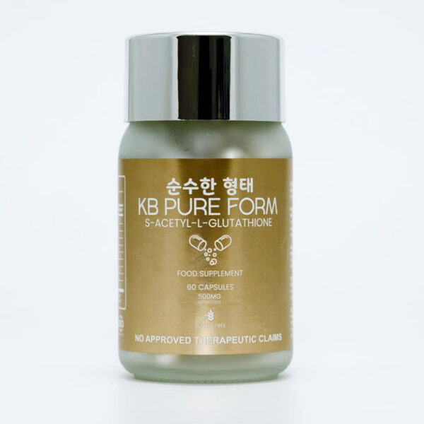 KB PURE FORM MASSHIRO GLUTATHIONE® (S-Acetyl-L-Glutathione) 60 Capsules; 500mg - Image 2