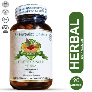 GINGER / LUYA by the Herbalist Of Asia 90 capsules ; 500mg