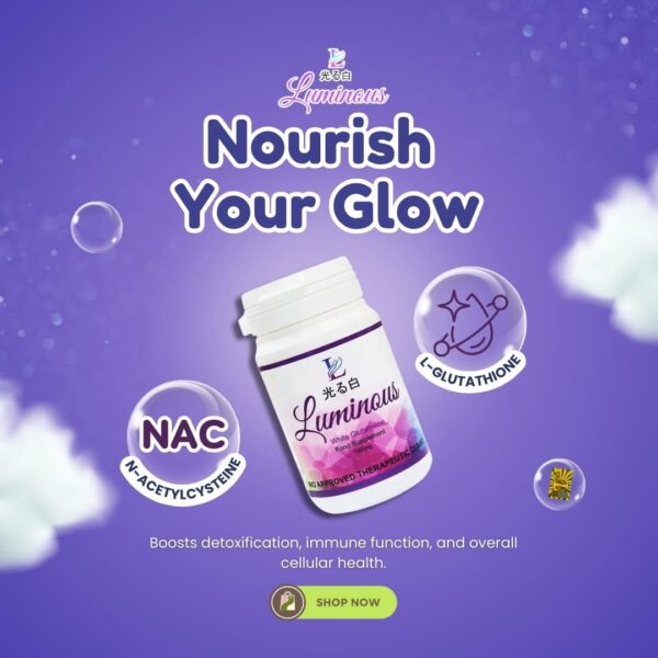 LUMINOUS GLUTATHIONE 1000mg ; 60 capsules - Image 2