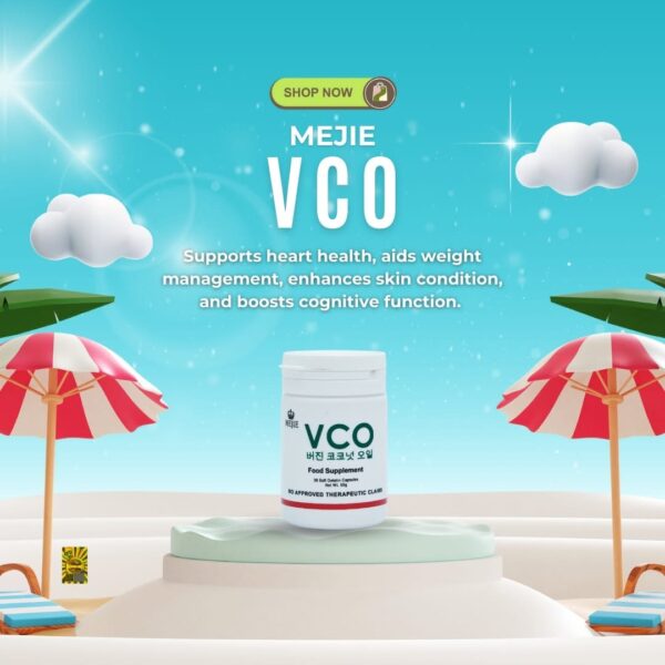 VIRGIN COCONUT OIL (VCO) by Mejie in Soft Gel Capsules by 30s ; 1000mg
