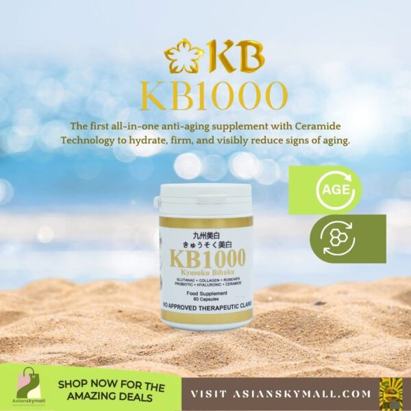 KB1000 Glutathione + Hyaluronic + Ceramide + Probiotics + Berries + Collagen + Rosehips + NAC - Image 2