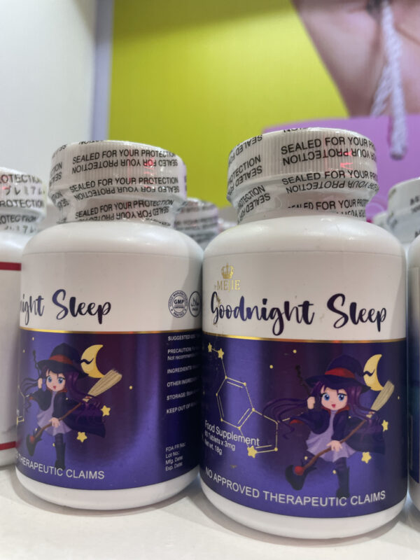 GOODNIGHT SLEEP Melatonin by Mejie 60 tablets 3mg - Image 2