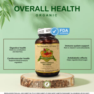 GUAVA / BAYABAS   by The Herbalist of Asia 500mg; 90 capsules
