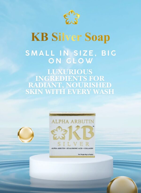 KB SILVER - ALPHA ARBUTIN SOAP 60G